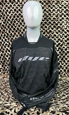 DYE PAINTBALL NEW Dye CRBN UL-C Paintball Jersey - Onyx - Small