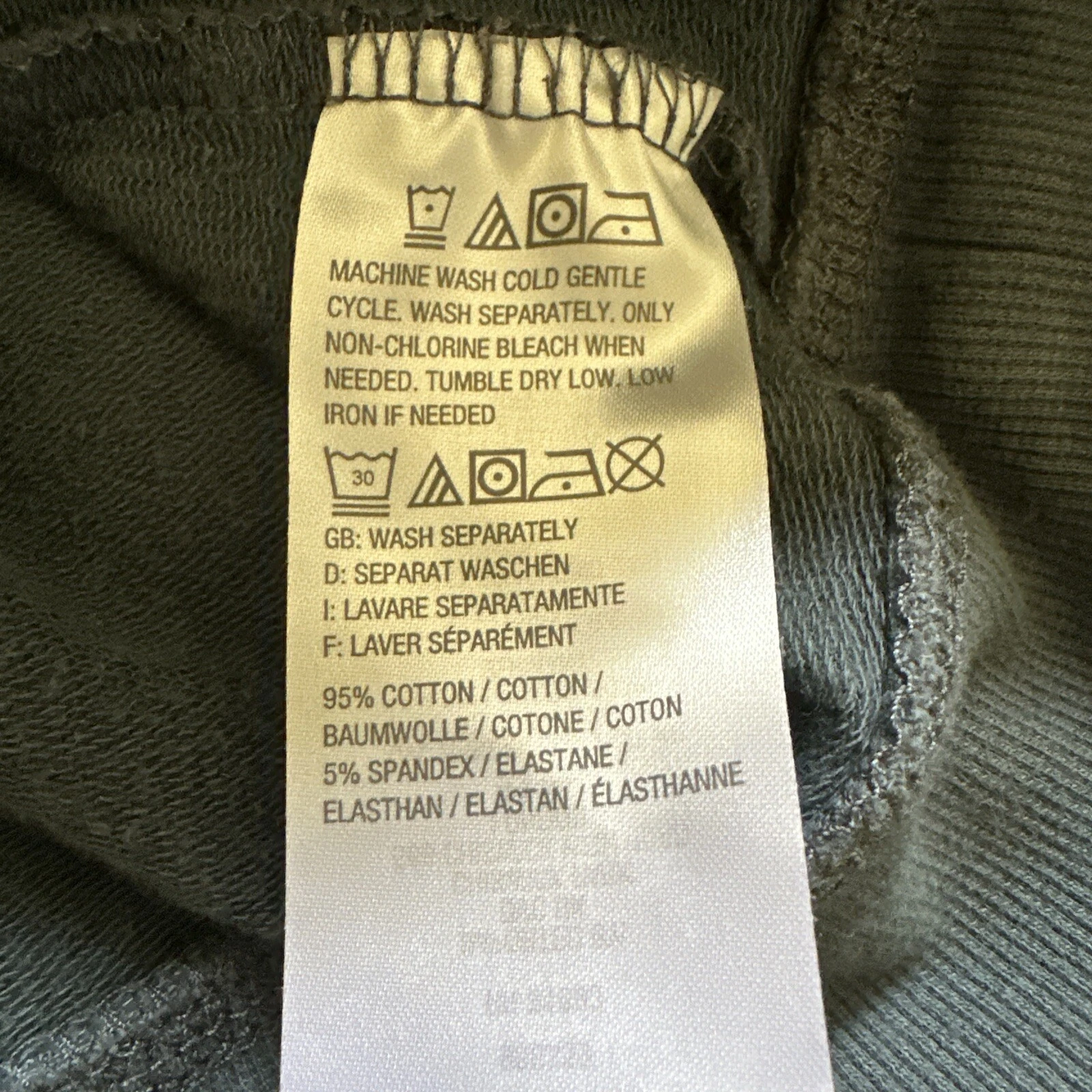 VETEMENTS D&Co Active 2X Pullover Felpa con Cappuccio Giacca Colore Blu Grigio Tasche Frontali