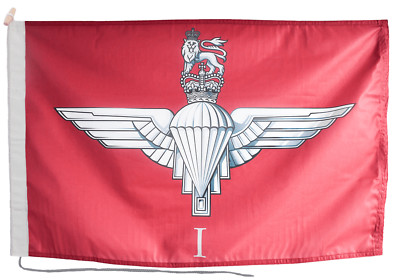British Army 1 Parachute Regiment Flag with Rope & Toggle - MOD