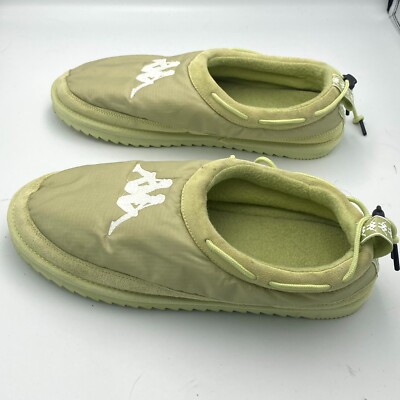 Kappa Authentic Mule 3 351859W Unisex Us 12 Slipper Green Slip On Round Toe