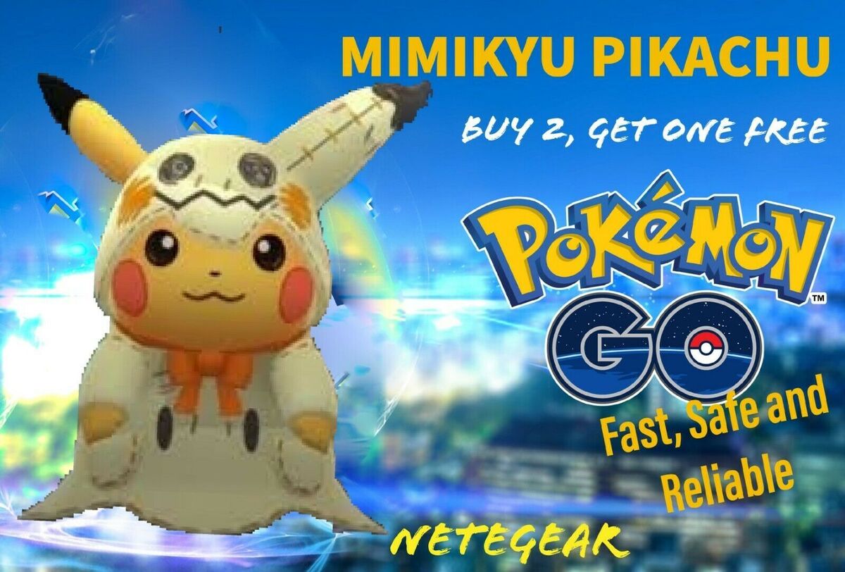 Pokémon Go Halloween Mimikyu Pikachu! Event Exclusive Costume!