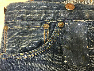 Levis Vintage Clothing LVC 1891-1901 Spur Bites 501 Jean Levis Vintage Clothing LVC 1891-1901 Spur Bites 501 Jean