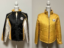 Pittsburgh Steelers Reversible NFL Jacket, Medium/Size 8 See size description 