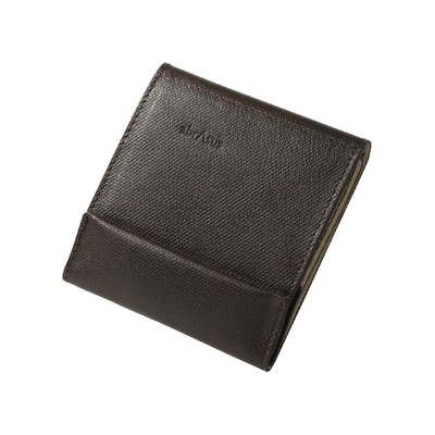 Abrasus Thin Wallet Leather Thin Men s Rady Wallet Made in Japan Chocolate  946