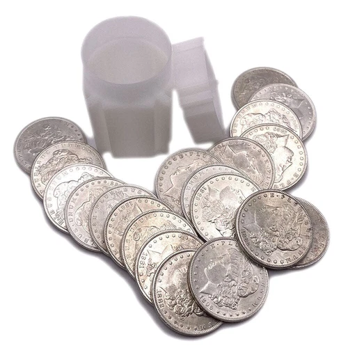✯ AU+ Morgan Silver Dollars From Bag Roll XF+ Estate Bullion Hoard Sale ✯