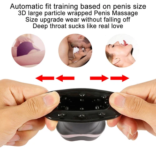  Male-Automatic-Masturbator-Electric-Pump-Training-Toy-For-Men Use Lubricant US - Picture 8 of 10