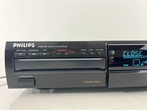 Philips CDR778/17 High Speed Dual Deck Audio CD Recorder | For Parts - Picture 3 of 12