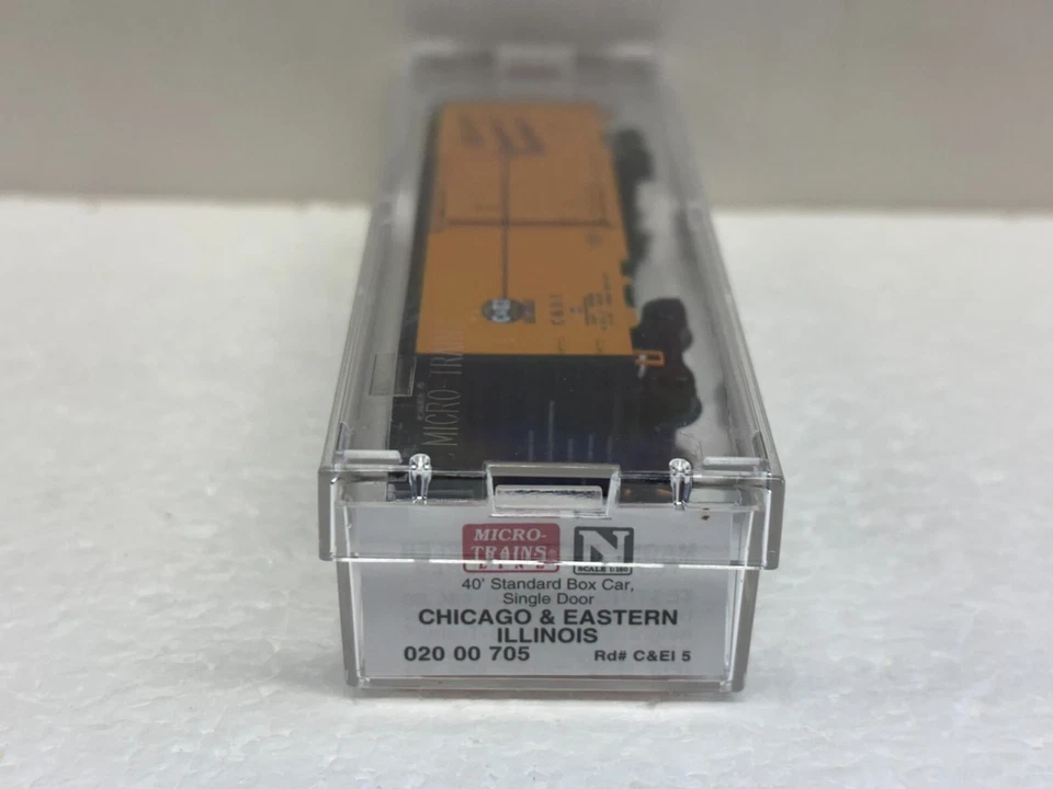 N Scale Micro Trains MTL 020 00 705 Chicago & Eastern Illinois C&EI 5 Box Car - Image 3 of 4