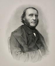 VALETTE AUGUSTE (1805-1878) PORTRAIT ENGRAVING 19th century, born in SALINS JURA