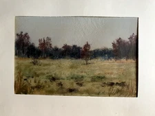 Franz Ehmke 1928-2018 GDR Painter Pastel At Gorinsee Schönwalde Brandenburg
