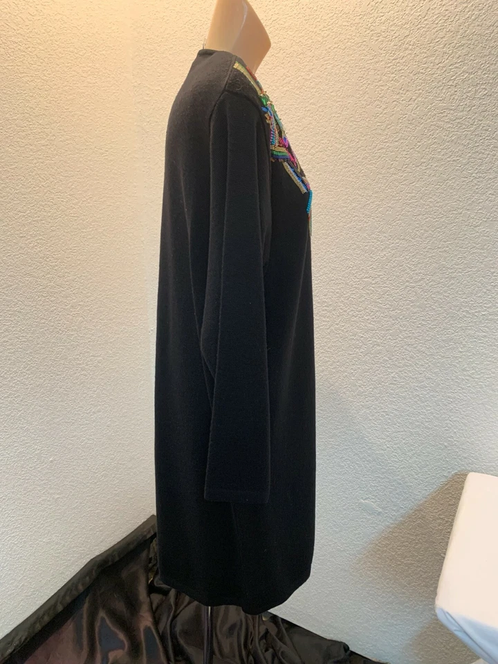Precioso vestido suéter vintage Diane Freis con cuentas talla M/L nuevo con etiquetas Foto 3 de 4