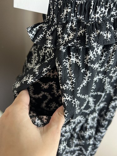 NEU Sea NY Thandi gesmoktes Kleid Gr. 2 Rüschen Flatterärmel Midi Tasche Stufen - Bild 10 von 13