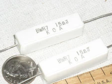 2 NEW 15 OHM 7W 7 W WATT KOA POWER SUPPLY RESISTOR DUMMY LOAD CERM WIREWOUND USA