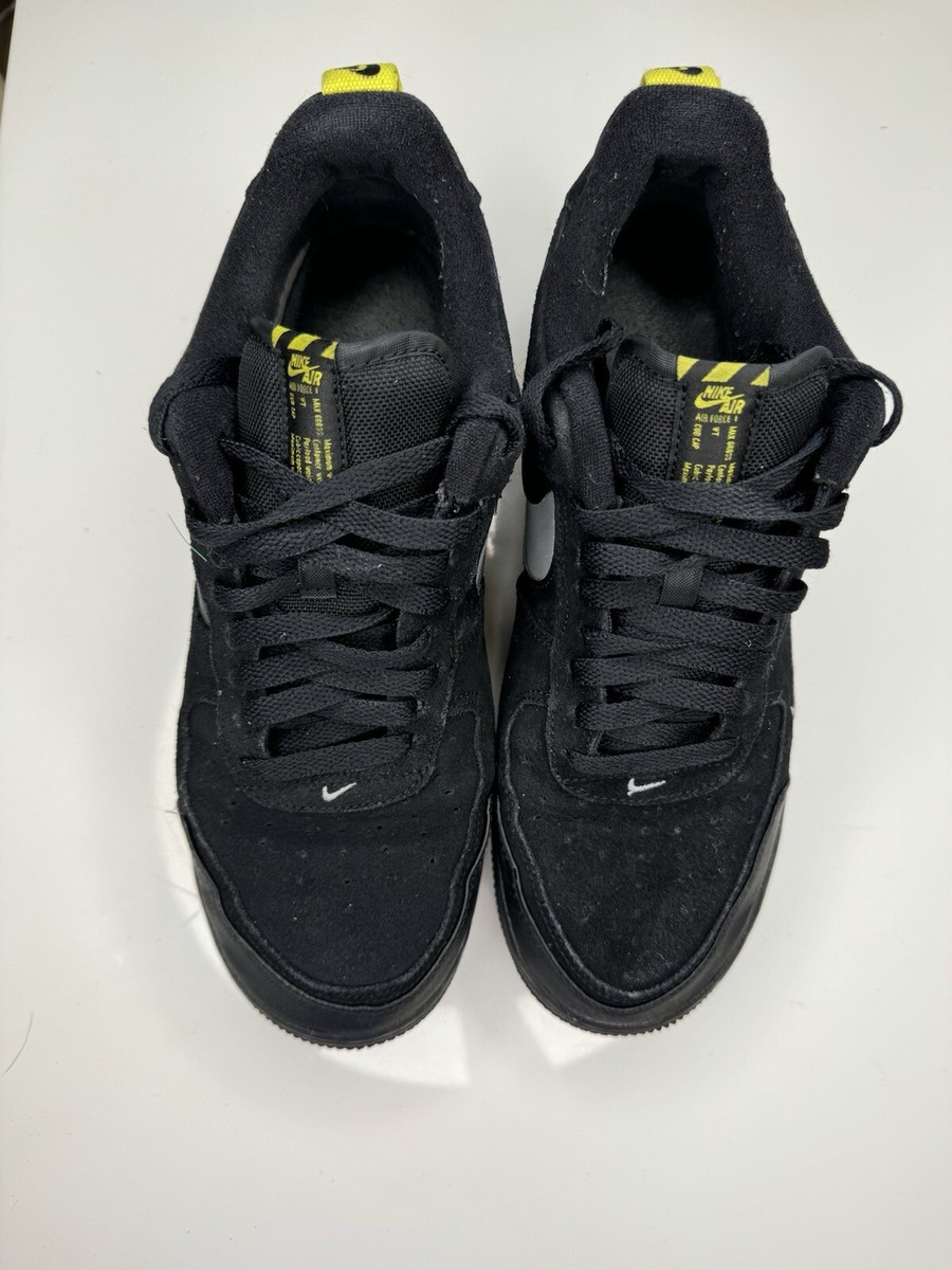 Nike Air Force 1 Low CutOut Swoosh - Black | eBay