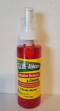 Glue-Away Adhesive Remover Spray Cleans Sticker Price Tag Gum Crayon 4 oz