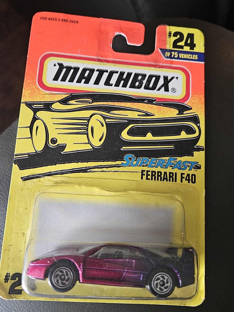 1997 MATCHBOX SUPERFAST #24 2 Tone FERRARI F40 | eBay
