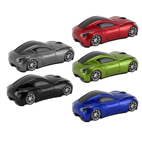 Sport Car Shape Wireless Mouse 1600 DPI Optical Sensor Mice 2.4 GHz USB Rece TPG - Picture 2 of 34
