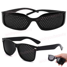 Pinhole Glasses Small Sun Glasses for Eye Training Improving Vision Relaxation