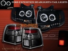 2007-2014 Ford Expedition 2 Halo Led Projector Headlights Ccfl Led Tail Lights 2007-2014 Ford Expedition 2 Halo Led Projector Headlights Ccfl Led Tail Lights