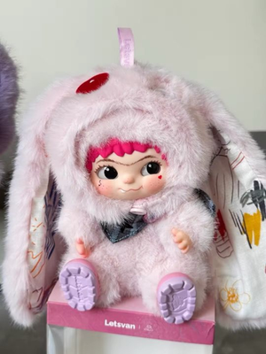 Letsvan Wakuku Sweetheart  ワククぬいぐるみ AUTHENTIC WAKUKU SWEETHEART RABBIT LIMITED PLUSH PENDANT TRENDY