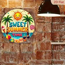 2D Flat Tin Metal Signs Home D cor Wall Art 8x8Inch Aluminum PRINTINTG Vintage