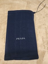 Prada Dust Bag Dark Navy Blue 15 X 9