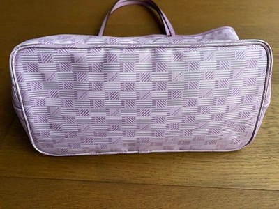 MOREAU PARIS Tote Shoulder Bag Saint-Tropez Light Pink PVC Coated Unused Women's
