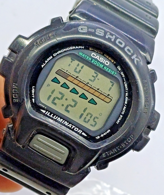 DW-6600S-1V☆200M 1199 ILLUMINATOR Casio G-shock Dw-6600 Module 1199 Vintage 200m Wrist Watch Alarm