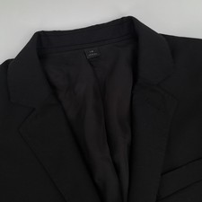 J Crew Crewcuts Ludlow Blazer Kids 16 Loro Piana Wool Black Solid 2 Btn Jacket