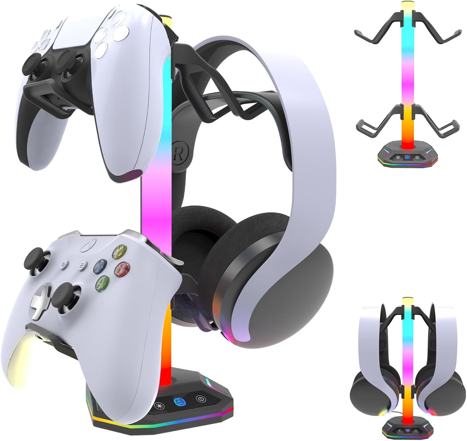 Organizer Gaming: Supporto Cuffie e Controller con Ricarica USB-C