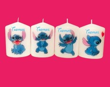 BOMBONIERA STITCH CANDELA BATTESIMO COMPLEANNO SEGNAPOSTO