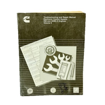 CUMMINS MANUAL Troubleshooting Repair Electronic Control System IBS QSB5.9 Vol.2