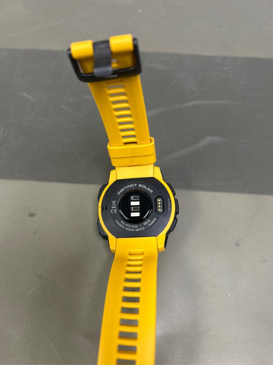 Garmin Instinct Solar GPS Smart Watch - Sunburst - (0100229319
