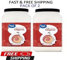  2 pack  Great Value Original Value Size Coffee Creamer, 60 oz