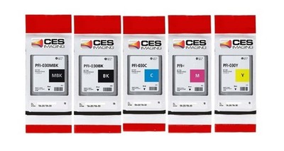Canon TM-240, TM-340 55ml Ink Tank Set PFI-030MBK PFI-030BK PFI-030C PFI-031M...