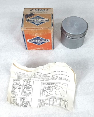 #ad #ad Genuine Briggs And Stratton 293400 Piston Asembly With Rings NOS $24.87