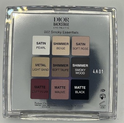 【未使用】　Dior Backstage Eye Palette 002 Dior Backstage Eyeshadow Palette - 002 Smoky Essentials Review