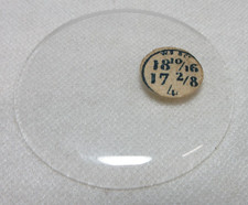 GLASS POCKET WATCH CRYSTAL 18 10/16 H 4 WATCHMAKER REPLACEMENT PART 325