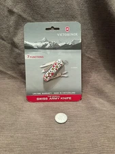 Victorinox Classic SD “Red Edelweiss” (Flower Design)