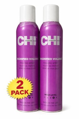 CHI Magnified Volume Finishing Spray 10 oz 2 Pack Hold Level 4 Professional Hair