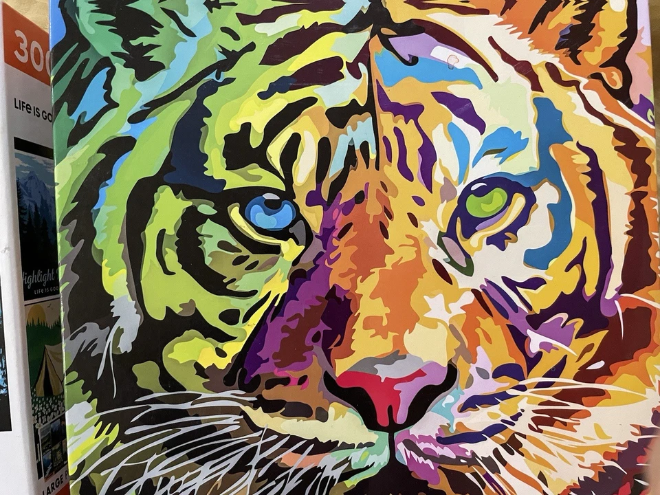 Buffalo головоломка лот из 2 300 шт цвет тигр жизнь хорошо новый все там яркий - Изображение 3 из 4