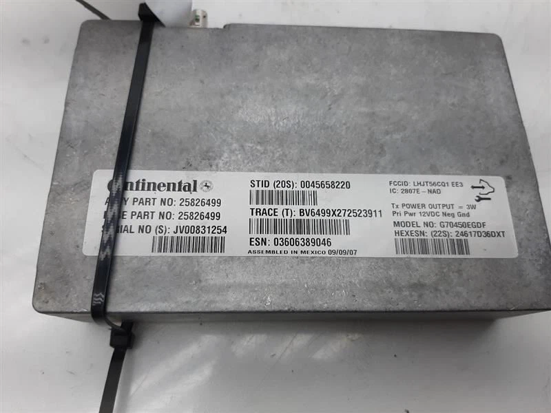 Chasis ECM Communication 08-09 Pontiac G8 25826499 Foto 3 de 4