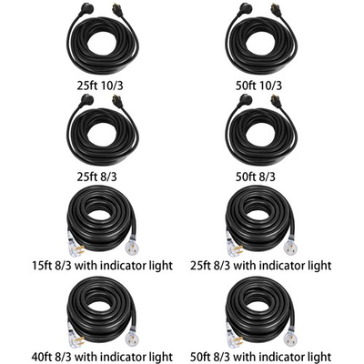 #ad 25#x27; 50#x27; 220V Heavy Duty 10 3 8 3 Welder Extension Cord for MIG TIG Plasma $104.99