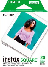 Fujifilm - instax SQUARE Instant Film Twin Pack - White Frame