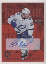 2021 Fleer Ultra Rookies Red Rainbow Foil 46/99 Alex Barre-Boulet #205 Auto 0hw2
