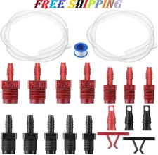 Master Cylinder Bleeder Kit Complete Brake Bleeder Kit with 22 in Clear Hose, Cl