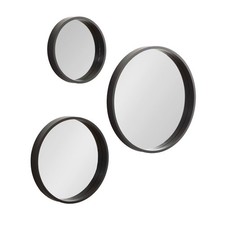 Round Wall Mirror Set - Three Piece Collection