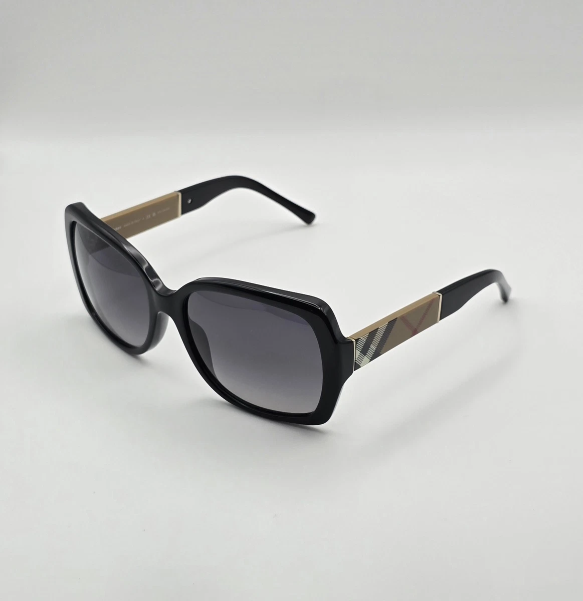 Burberry Womens Black Square‎ Sunglasses B4366-F 3980/T3 55mm Polarized Burberry Womens Black‎ Square Sunglasses B4366-F 3980/T3  main image 3