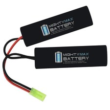 Mighty Max 9.6V 2000mAh NiMH Battery for Double Twin Airsoft Battery