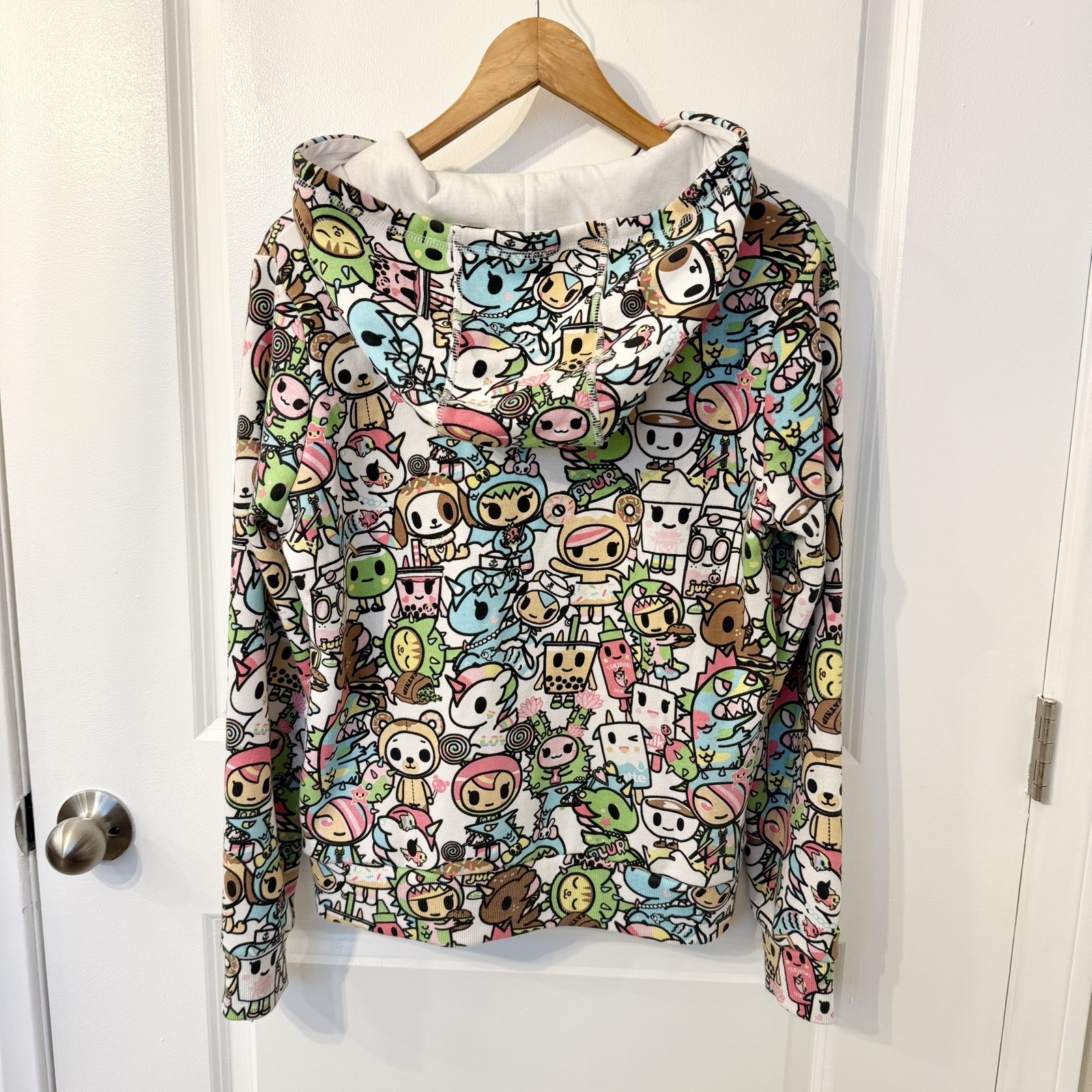 ⚡RARE⚡ Tokidoki SDCC 2019 Exclusive Full Zip Hoodie Womens Large (w/Bag and Fan) image 2